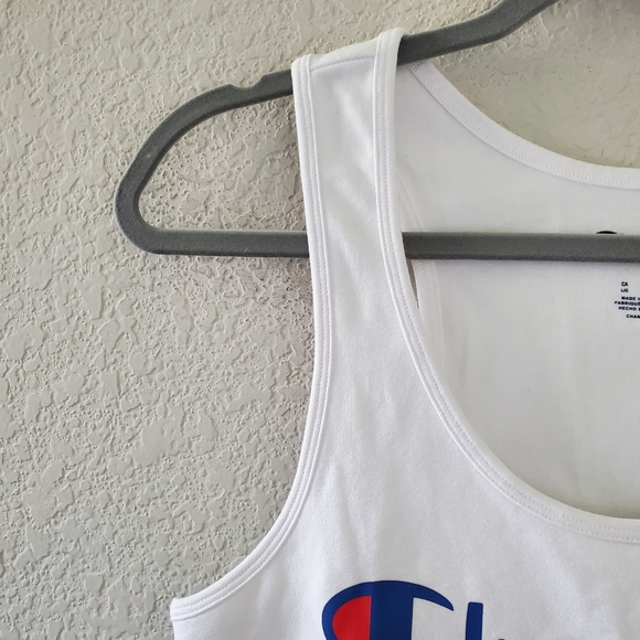 Champion white authentic crop sleeveless top NWT - Picture 3 of 7